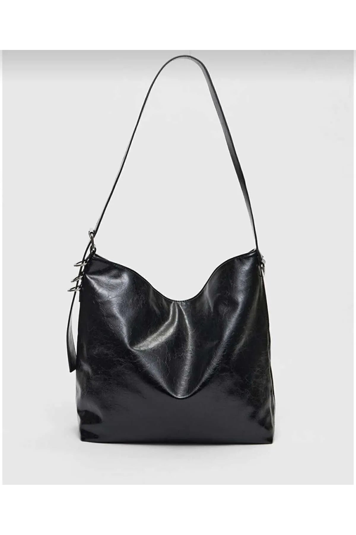Large Red Cross Body Bucket Bag
