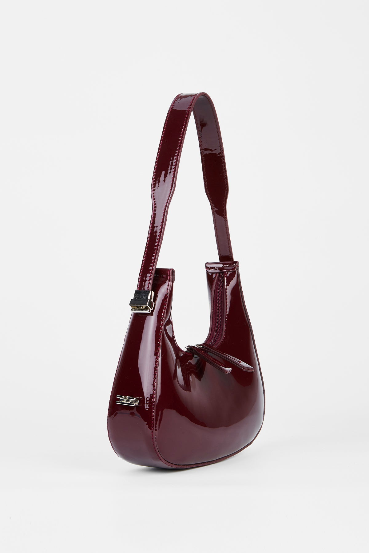 Patent Cherry Red Shoulder Bag